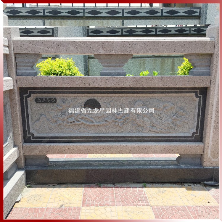 石雕浮雕欄桿圖片